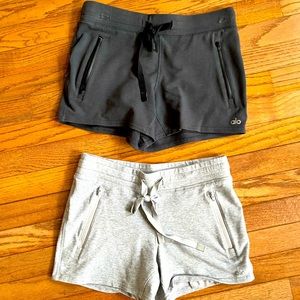 Alo yoga shorts. Two pair.